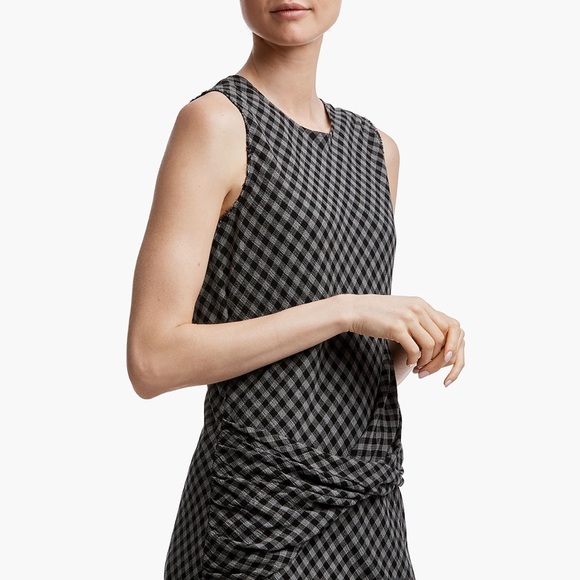 🆕 JAMES PERSE Twist Front Shift Dress 0 - Picture 2 of 13